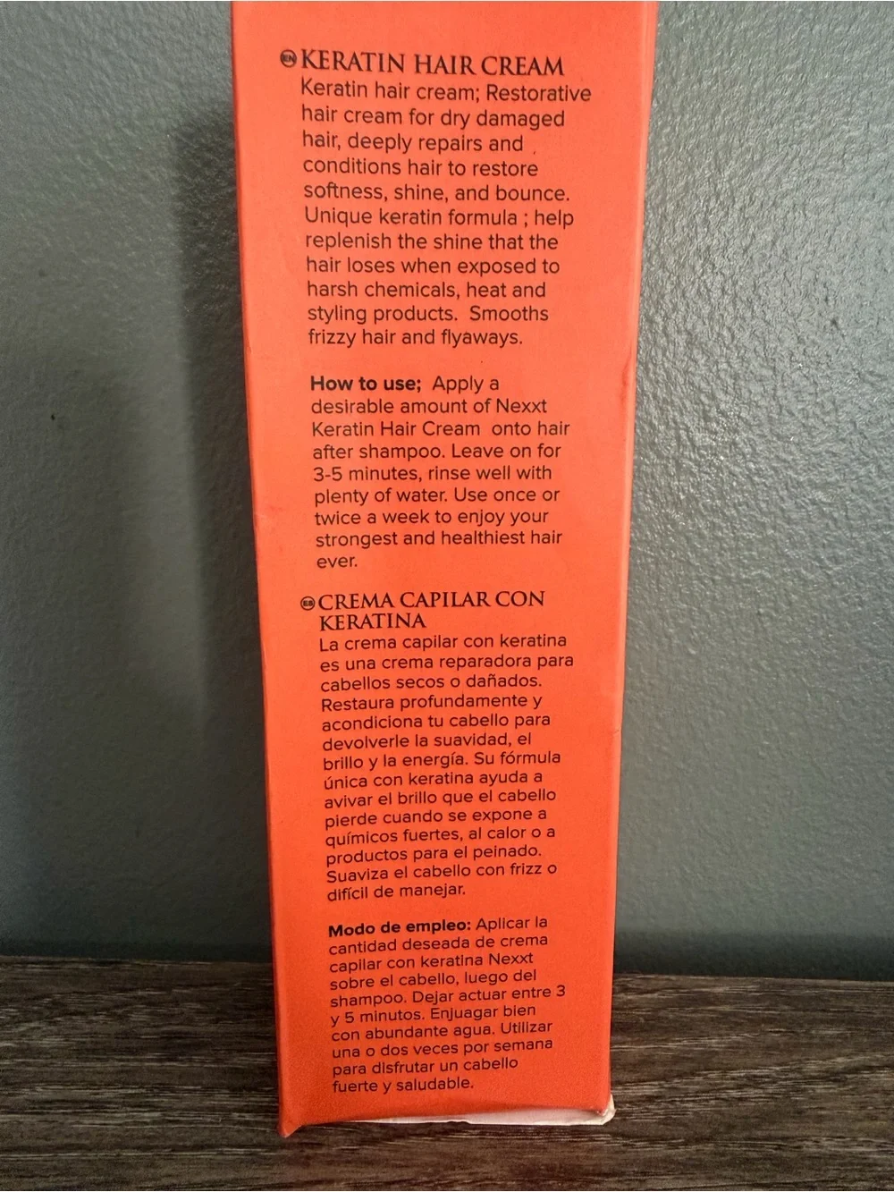 NEXXT Keratin Hair Cream Repair - Nourishing Treatment
